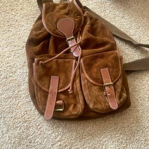 Gap leather vintage back pack